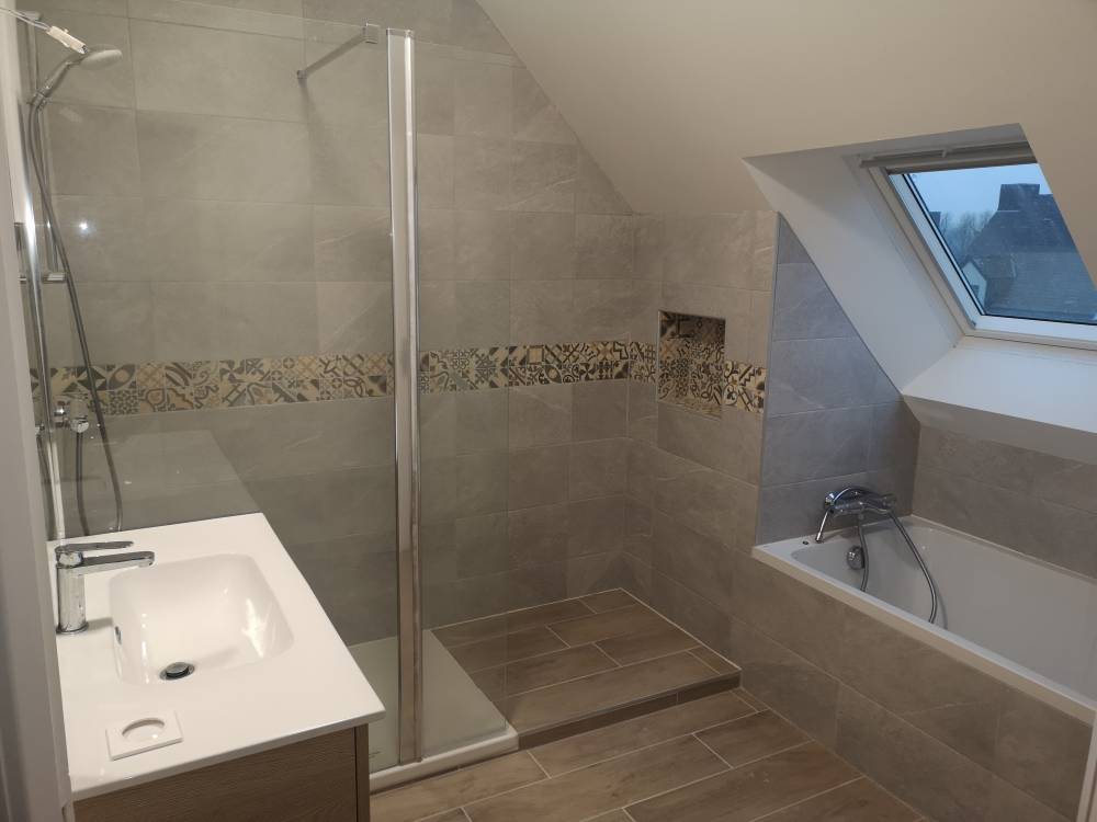 Réfection complète de salle de bain - Bruz
